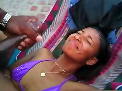 Leggy ebony girl in bikini gets her pashto big xxxx maxi winselt rammed by BBC