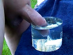 Drooling uncut penis ejaculates under water - big raoe milf shot