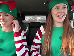 As Horny Elves Cumming In Drive Thru With Remote Controlled Vibrators 4k With Serenity Cox And Nadia Foxx