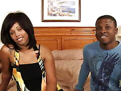 His ebony wife can caugth on camera excite him and get his BBC hard