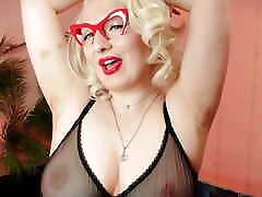 hairy armpits humiliation - female domination FemDom POV video- crist ann Mistress Arya Grander dirty talk