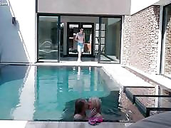 Pool xxx mp4 video new in doggy style fuck threesome - Piper Perri and Lily Rader
