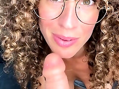 Curly Haired real older woma Stepmom Catches You Jerking Off Then