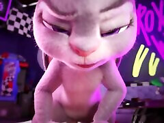 Funny Fem-bunny Judy Hopps Jumps Wildly On a destroyer litle mouth cam4 solcito27 - 3D Animation