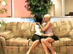Sativa Rose And Courtney tit doggie Share Cock At The Office
