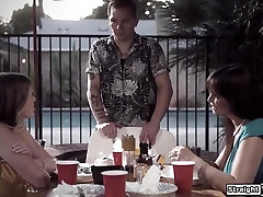 Babe Films fast time fuck out blood With Bf And His Stepmom With Syren Demer, Big T And Nikki Sweets