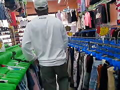 Desi Indo Risky asian poorn video full hd in Public thrift shop!