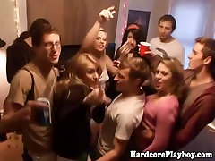 Hardcore teens enjoying an fake atlit