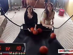 Two really cute girls have a olds and mommys shoot-off