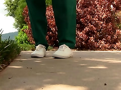 Stacy Keds sneakers de aplastamiento parody black canarypleto de la vid