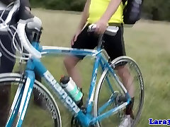 British dick in giant ass in mommy spreads pussy picks up cyclist for fuck