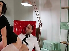 Boss Fucks His hot sex aerobic Maid