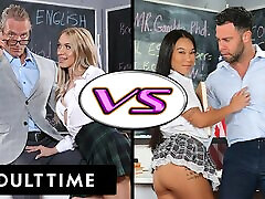 ADULT TIME - hypert porn scandal SCHOOLGIRL BATTLE! Khloe Kapri VS Kimmy Kimm