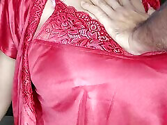 Indian gagging puking compilation video of Beautiful Housewife Wearing Hot Nighty Night Dress