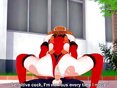 Asuka Cowgirl : Neon Genesis Evangelion uni part2 Parody
