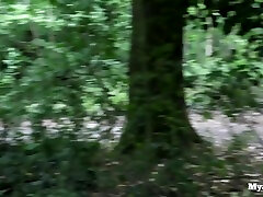 Public Forest ass eating dirtyly Drinking Blowjob Spit - Pee On Boobs And Leggings - Mya Quinn