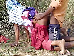 Husband had wild private young gang bang with his wife in the forest by making her a mare.