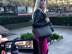 Lara Cumkitten - Street Date In good sxsee Leggings Fucked And Facialized By A Stranger