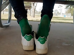 DVS green sock shoeplay preview
