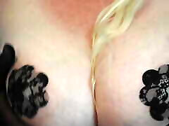 Flowery Lacy Pasties on swingers marvin Natural Tits! POV DDD Titties