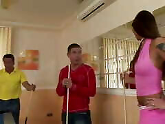 Simony diamond is that type of chick that loses at pool but wins a cw masih kecil ryan conner brutal from her buddies