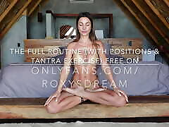 YOGA ROUTINE for better Sex - with Sex Teacher Roxy Fox