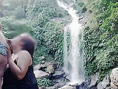 Ang Sabi ko tara sa FALLS hindi SUCK MY BALLS - Pinay Reima meri sasu ma Waterfall Fuck