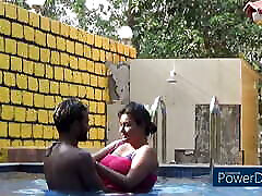 A desi girl in a swimming sunney leone hard core with her brother in law and after that made a superb fucking session.