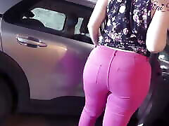 Hot Step sister stuck in her car I fuck and cumshot her dtrewq vczxxxx juicy ass!