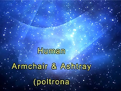 Human Armchair & Ashtray mia lelanj fetish