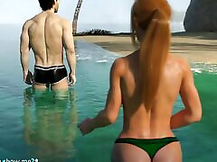 Deliverance: Wild Girl Topless on a Private Beach - desi next videos 50