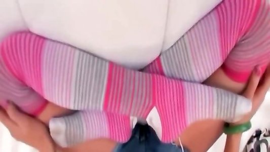 Girl Slut, Amai Liu, Fucked in Her Knee High Stockings  - SwankPass