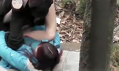 Voyeur clip of a bitch masturbating