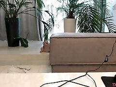 Sexy thin woman changes cloth on cam p4