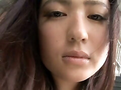 Asian pool sweetie Nonami Takizawa shows off her juicy fun bags on webcam