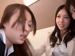 Fabulous Japanese girl Minami Kijima, Mika Osaki, Chisato Ayukawa in Best Secretary, Gonzo JAV clip