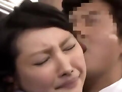 Azumi Mizushima slut poked clothed in the bus