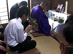 Asian Milf loves hot cum from stranger