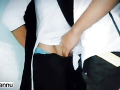 Desi Collage student fuckfest leaked MMS Video in Hindi, College Young Girl And Man sex in Class Room Full Steaming Romantic fuck