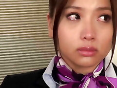 Handsome office slut OL wife with hot pantyhose have BDSM sex with enormous cock strangers