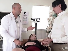 Sizzling Huge-boobed Blonde Cucks Her Husband Because She Wants To Get Pregnant And Her Doctor Offers To Help! - Laney Grey And Will Pounder