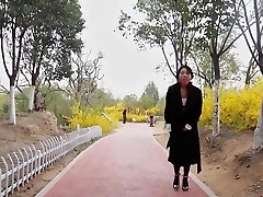 Chinese Damsel Public Bondage