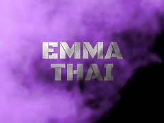 Emma Thai Doing Hot Tease and Pussy Play on Sofa