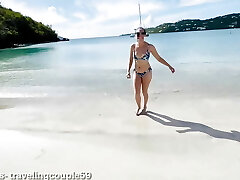 Cheating wife sucks strangers weenie at the beach, slut wife blowjob to strangers at the beach, outdoors bj, outdoor sex,