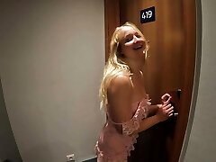 Big Ass Blonde French Nubile Gets Fucked Hard By Her Motel Neighbor For Dior Sneakers !!!