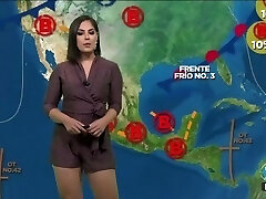 Karen Ramírez cameltoe en glorious minishort HD