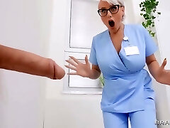 Angel Wicky - The Sexy Nurse Gets A Glory Hole Bootie Pulverize On Pornhd