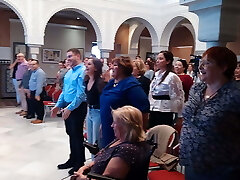 my polio girlfriend at a appointment