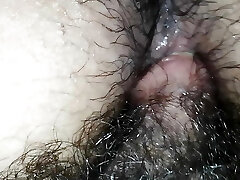 Bang my anus with your penis while I touch my clit and put me in the dog position and plumb my hairy slit