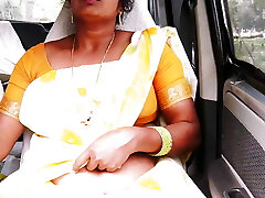 Car sex, indian saree maid lengthy drive for sex with house owner, telugu messy talks. Part-3